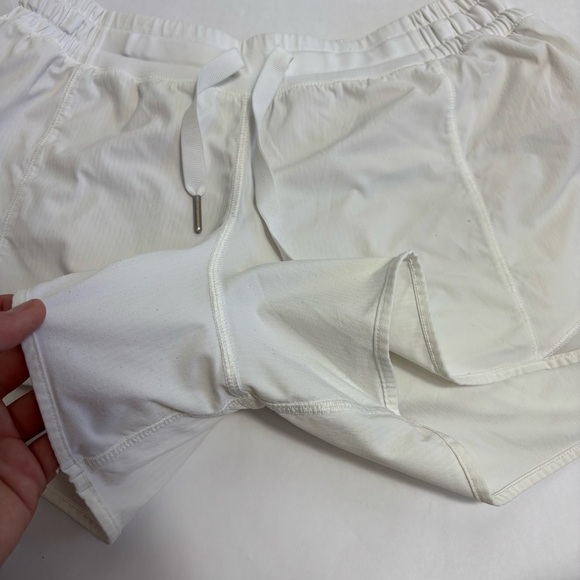 Lululemon white athletic shorts - Picture 3 of 8